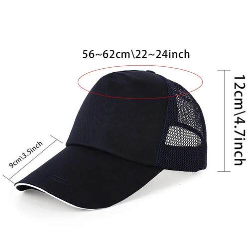 White Letter Mesh Caps Hats Summer Baseball Cap for Men Wome
