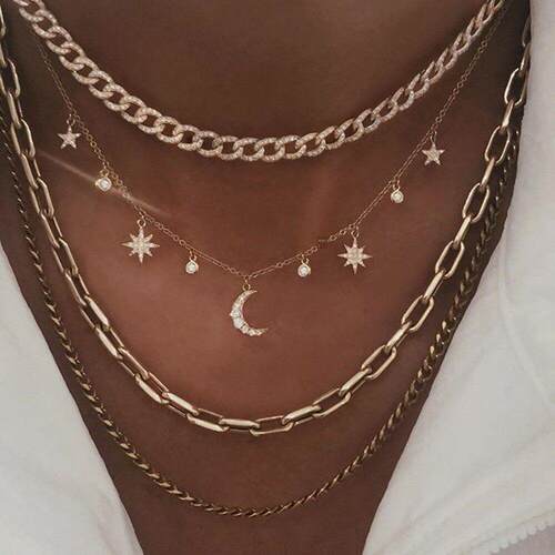 or Vintage Pendants Necklaces Geometry Chokers Jewelry Gift