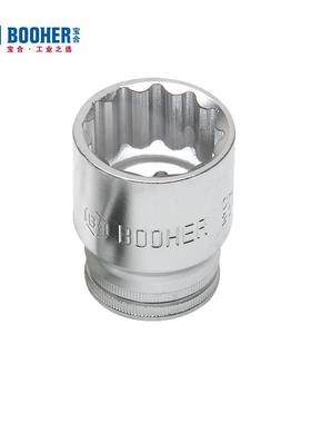 二宝合TM-63807Booher3/寸1角重型2套筒头19MM扳手十角梅花套头机