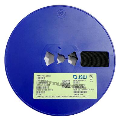 原装长电 S8050 8050 J3Y SOT-23 NPN晶体管 25V/500mA贴片三极管