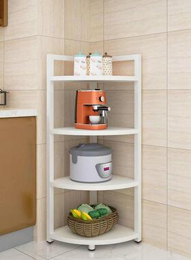 ?厨房9度转角物架家0用Fh($p^l&落地多层墙角收多功能纳三角形调