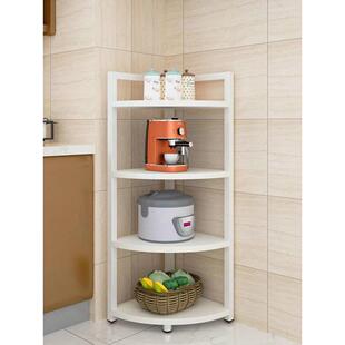 ?角厨房9度转置物家用落地Fh $p^l&多层墙角多功0能收纳三角形调