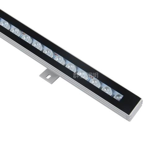 DMX512RGBW外控窄光洗墙灯 户外亮化超大功率LED彩虹灯长条窗台灯