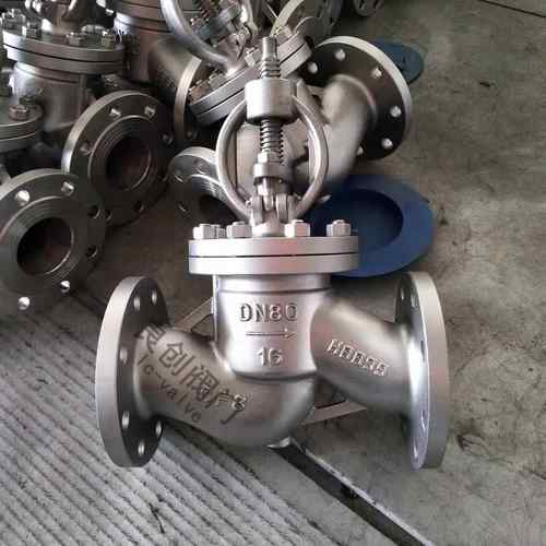 手动截止阀j41w-16pdn80法兰不锈钢304截止阀