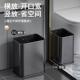 不锈钢垃圾桶家用厨房客厅轻奢办公室商用大号容量卧室卫生间娜幽