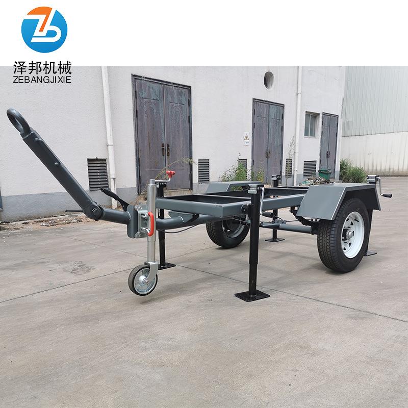 两轮骨架拖车发电机组移动式框架牵引拖车工具运输拖车应急照明
