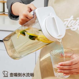 家用大容量冷水壶耐高温耐冷冻冰箱凉水壶果汁冷饮储放冷水壶 新款