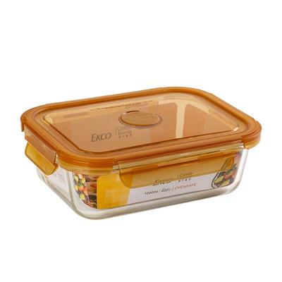 WBZ7分隔玻璃饭盒微波炉加热专用保鲜盒便当盒两格密封餐盒三分格