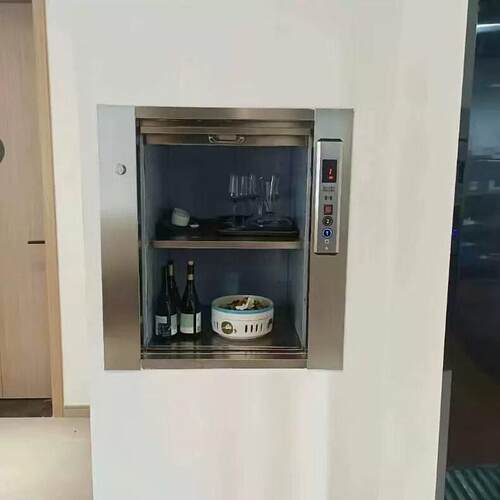 食堂窗口式传菜机曳引式电动升降餐梯酒店餐厅地平式不锈钢传菜梯
