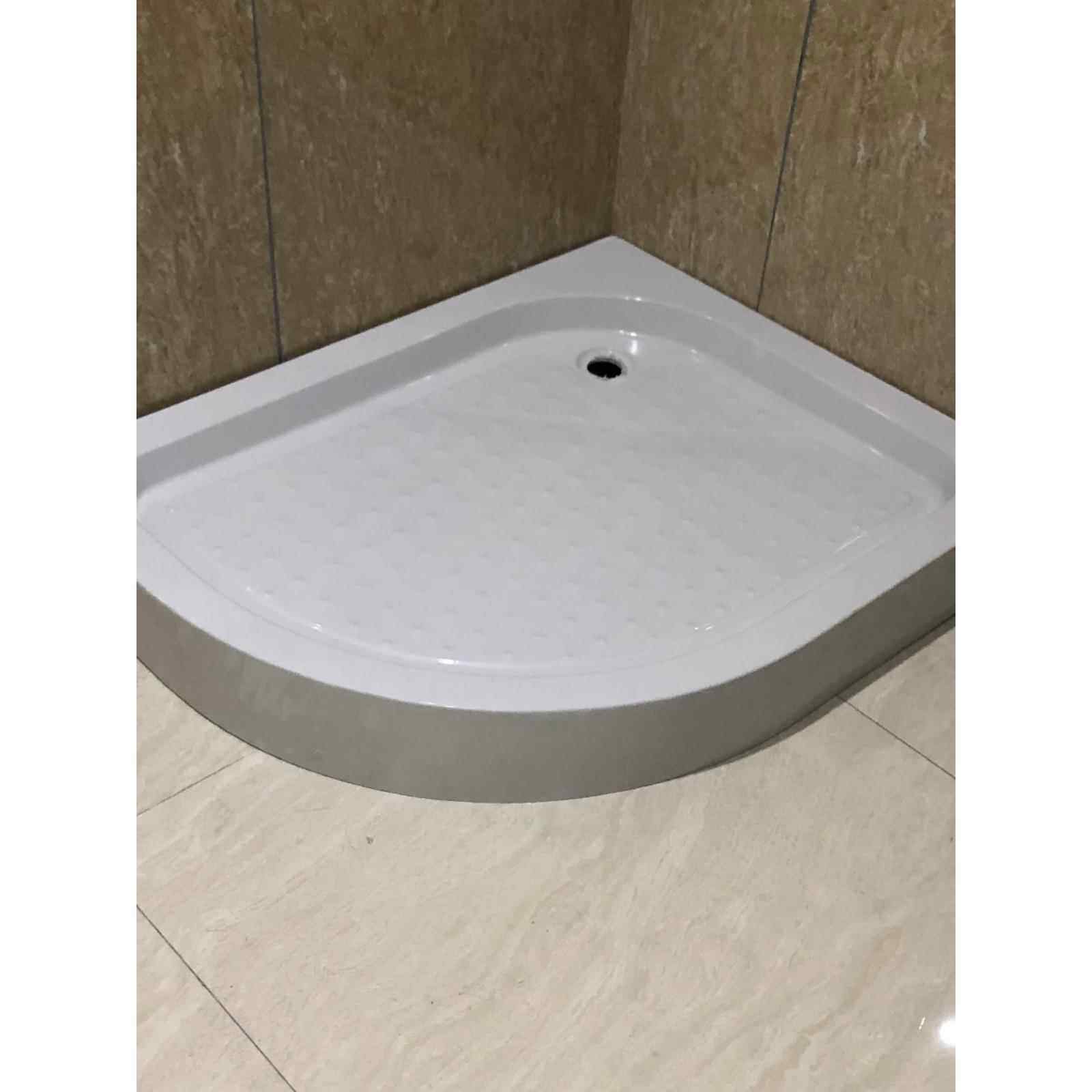 简易弧形扇形淋浴房底座底部盆底盘浴室卫生间容器房车防水挡水条