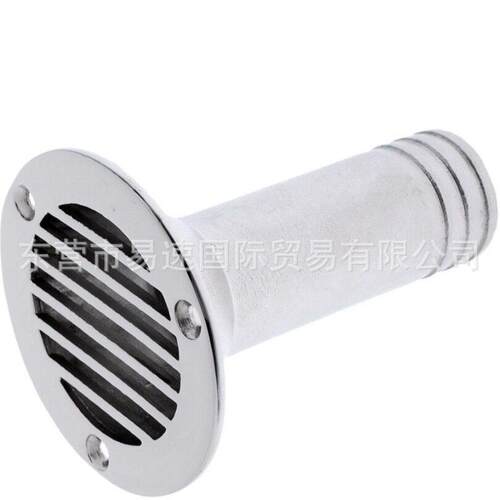 不锈钢漏水口316材质，游艇配件 圆形漏水口 抛光件 船用五金配件