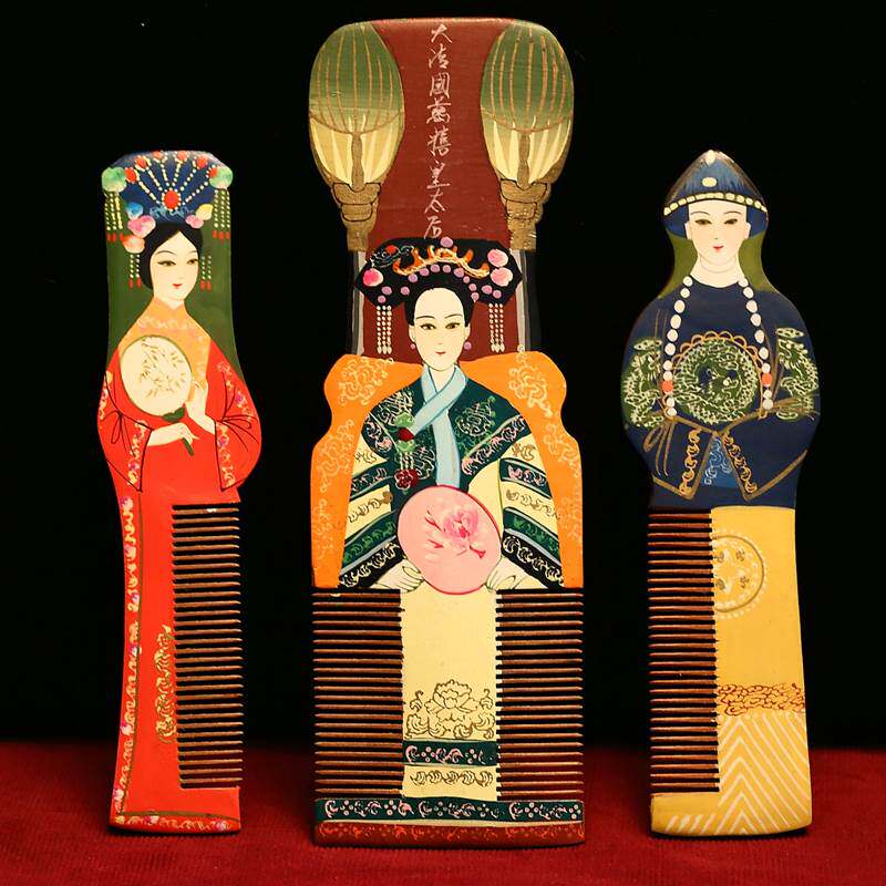 Chinese handicrafts souvenir style gift Folk craft comb|ruв категории Ручная работа, области народных ремесел, гребень - от Buy2taobao.com для оказания профессиональной услуги покупки агента Taobao