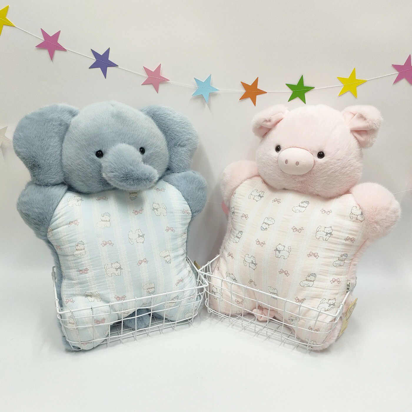 鼻涕熊安抚系列豆袋抱枕毛绒玩具可爱小猪公仔大象靠枕儿童玩具