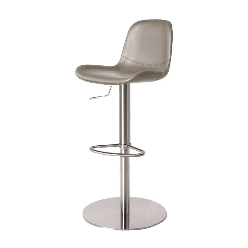 现代简约升降吧台椅凳子家用轻奢欧式美式倒台高脚凳椅子旋转7127
