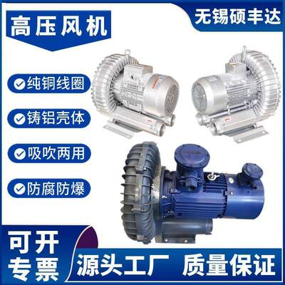 防爆变频高压鼓风机FB-7.55.5kw隔爆漩涡风机BT4CT4旋涡气泵