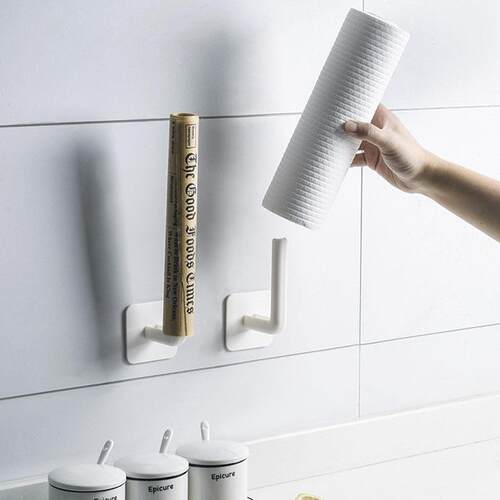 Kitchen paper towel holder, no-drilling required, specially