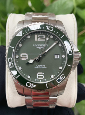 新款盒证9.8新浪琴43mm手表男表康卡斯全自动机械L3.782.4.06.6