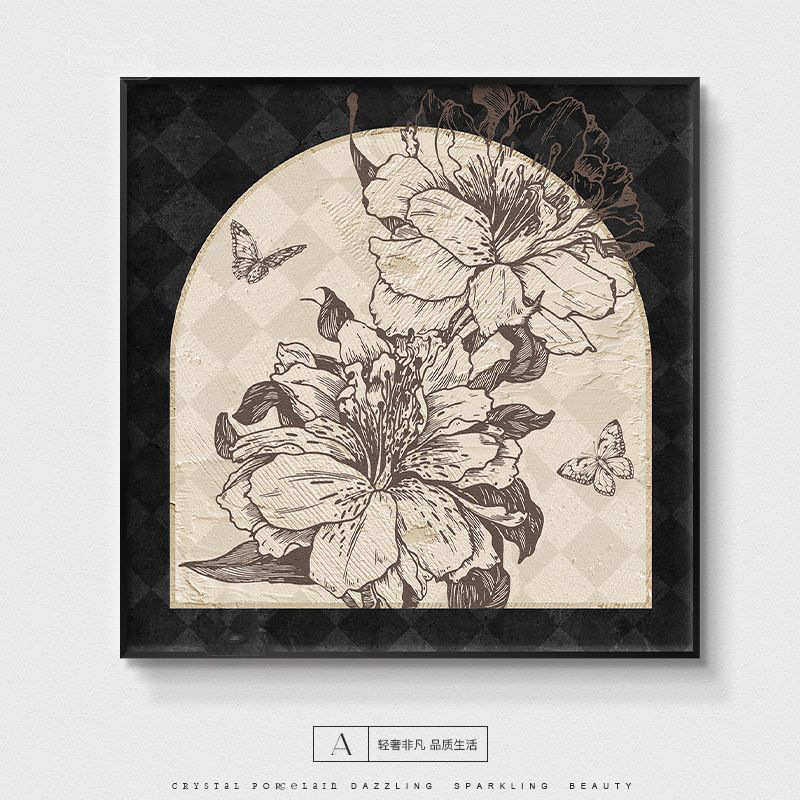 法式复古中古风客厅装饰画餐边斗柜摆画高级感艺术卧室床头挂画,家居饰品,现代装饰画,淘宝优惠券,粉丝福利购,淘宝优惠卷