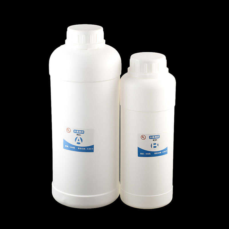 水晶滴胶ab胶环氧树脂3:1软胶1600g大容量diy手工干花模具材料