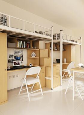 折UQA椅宿舍学生学习椅子舒服坐用凳子女家叠生卧室靠背久电脑办