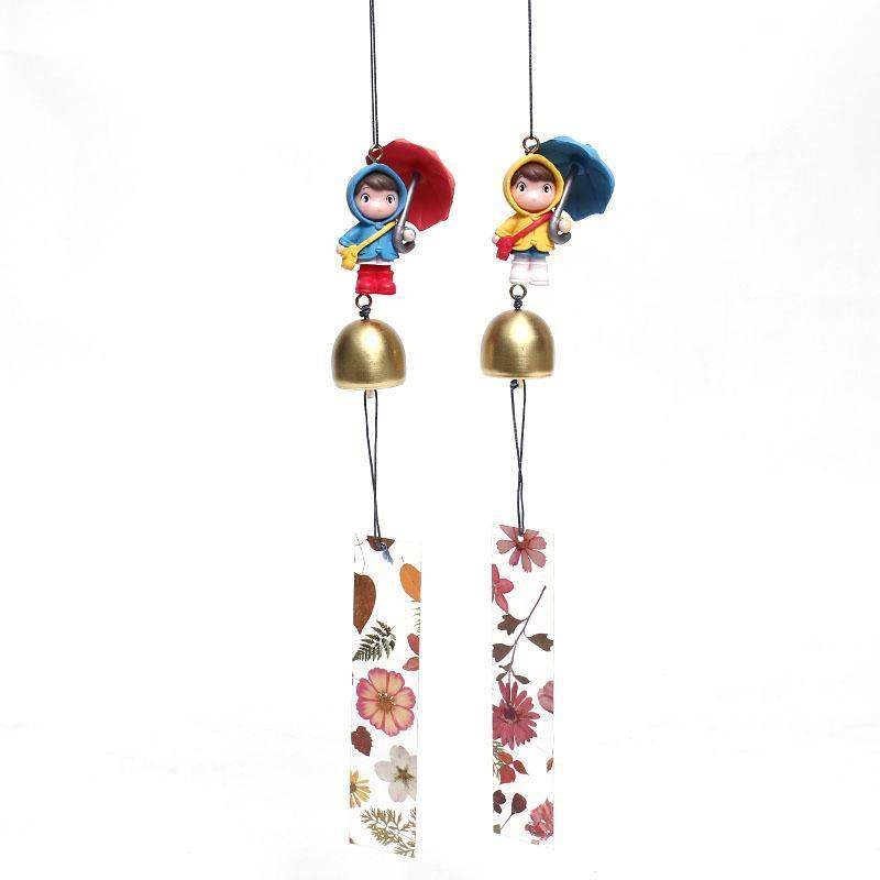 可爱雨伞风铃伞娃娃防水风吹易响铜铃铛庭院阳台家居民宿店铺挂件,家居饰品,风铃及配件,淘宝优惠券,粉丝福利购,淘宝优惠卷