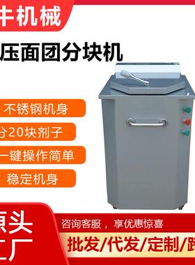 机械商用液压面团分块机分20块剂子面团分割器面团分块机