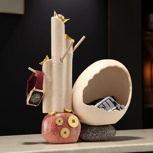 客饰节节高升石HQW来运转202 入户玄关钥匙收柜纳件挂架厅餐摆边装