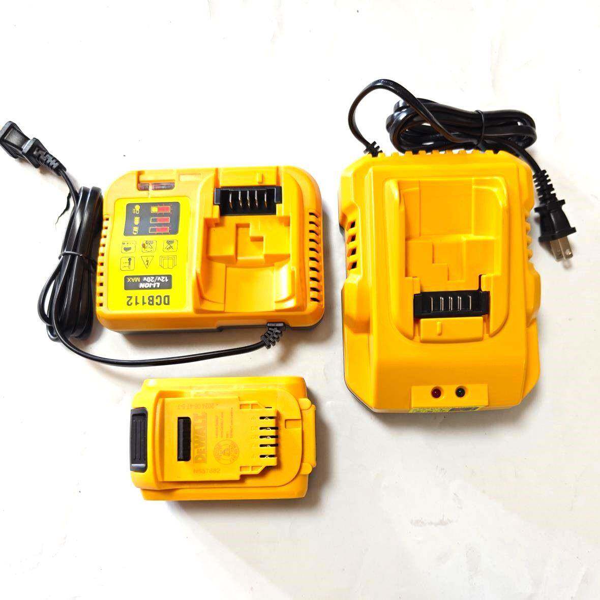 德伟DEWALT得伟18V20V锂电池扳手12V角磨机电钻座充电器DCB112 18