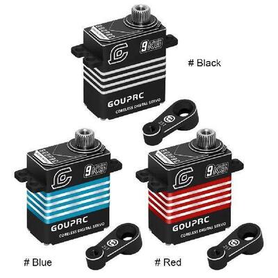 9KG Waterproof RC Digital Micro Servo with 25T Servo Arm