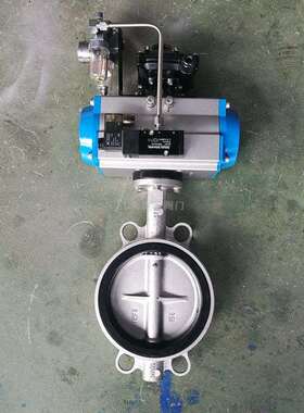 D671X-10气动衬胶蝶阀气动软密封蝶阀双作用气动蝶阀