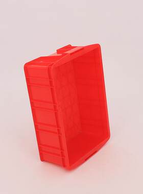 红色塑胶仪表箱50-160塑料转周箱GUP红物料盒不色良品存放中4转箱