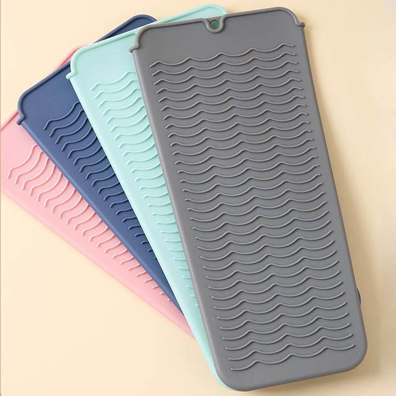 厂家波浪硅胶直发器隔热套防滑高温餐垫碗垫锅垫卷发棒隔热垫储物,收纳整理,化妆刷收纳盒/桶,淘宝优惠券,粉丝福利购,淘宝优惠卷