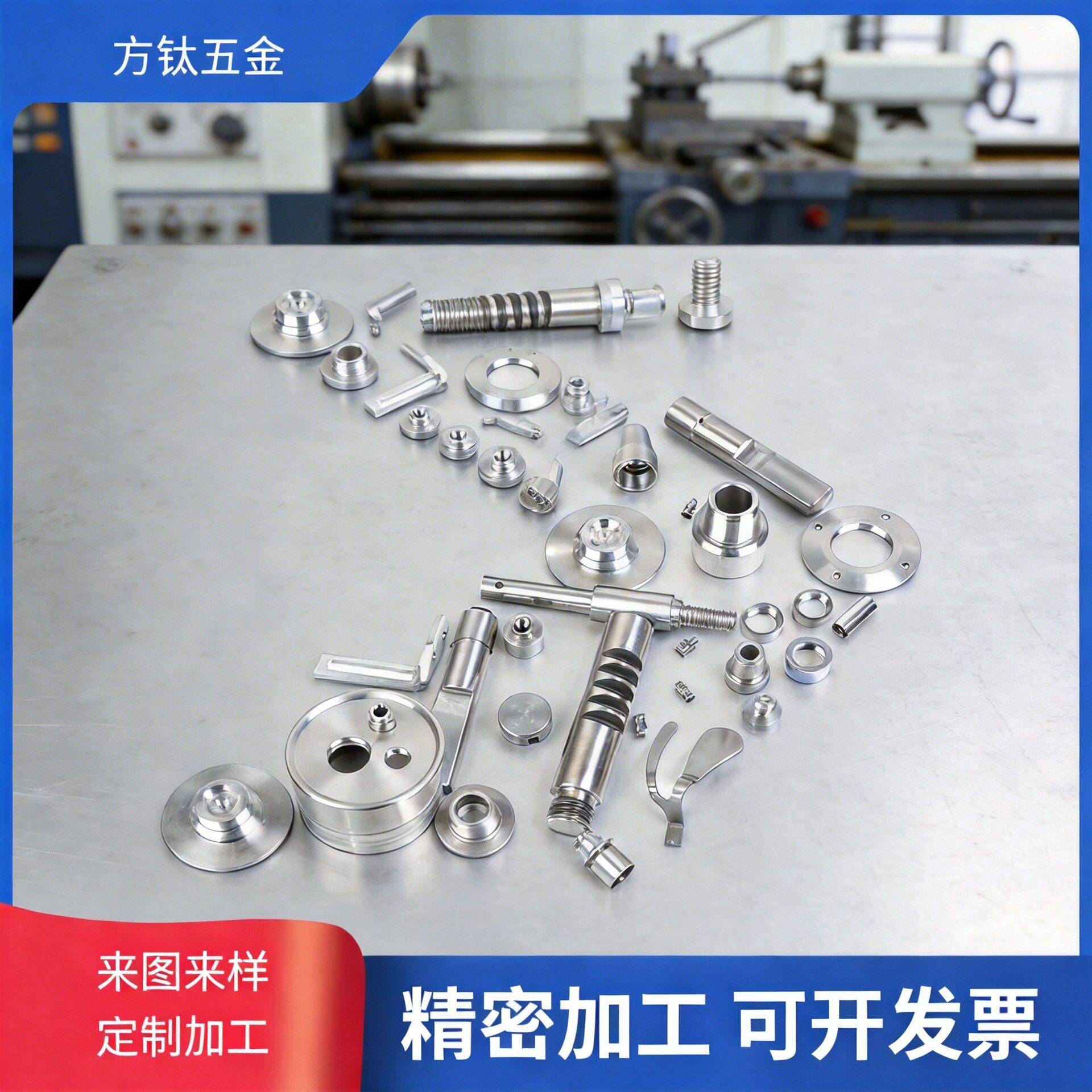 60616063铝合金cnc加工走心机车床车铣复合机器人走心机CNC加工