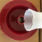 泡酒瓶盖子圆形配件红色塑料加厚泡菜密封R^玻璃瓶盖子单卖玻璃瓶