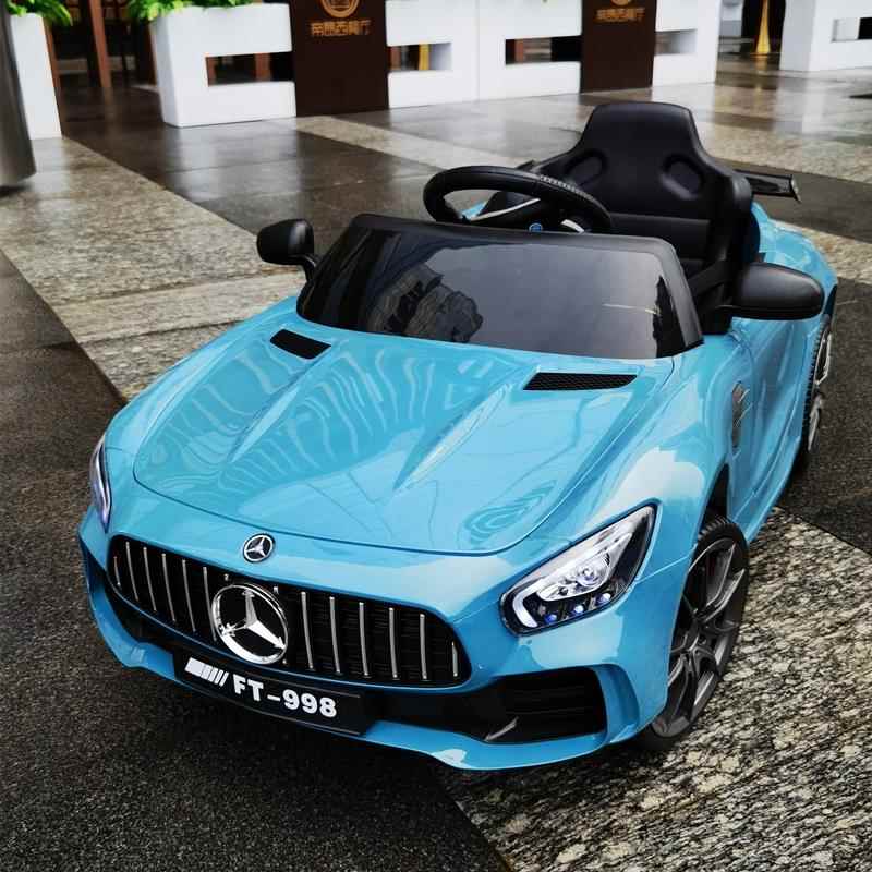 高档儿童电动车带充遥控四轮可摇人摆孩汽小车宝宝可坐四驱玩具电