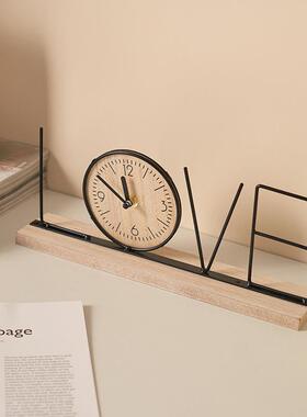 式欧创意电视柜装饰摆件家客厅卧居室玄钟表关酒柜办室桌面时公钟