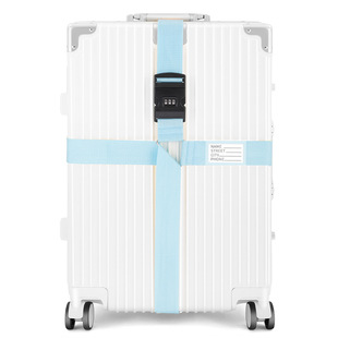 锁扣一字型调节打包带 出国旅行托运固定行李箱绑带tsa海关密码