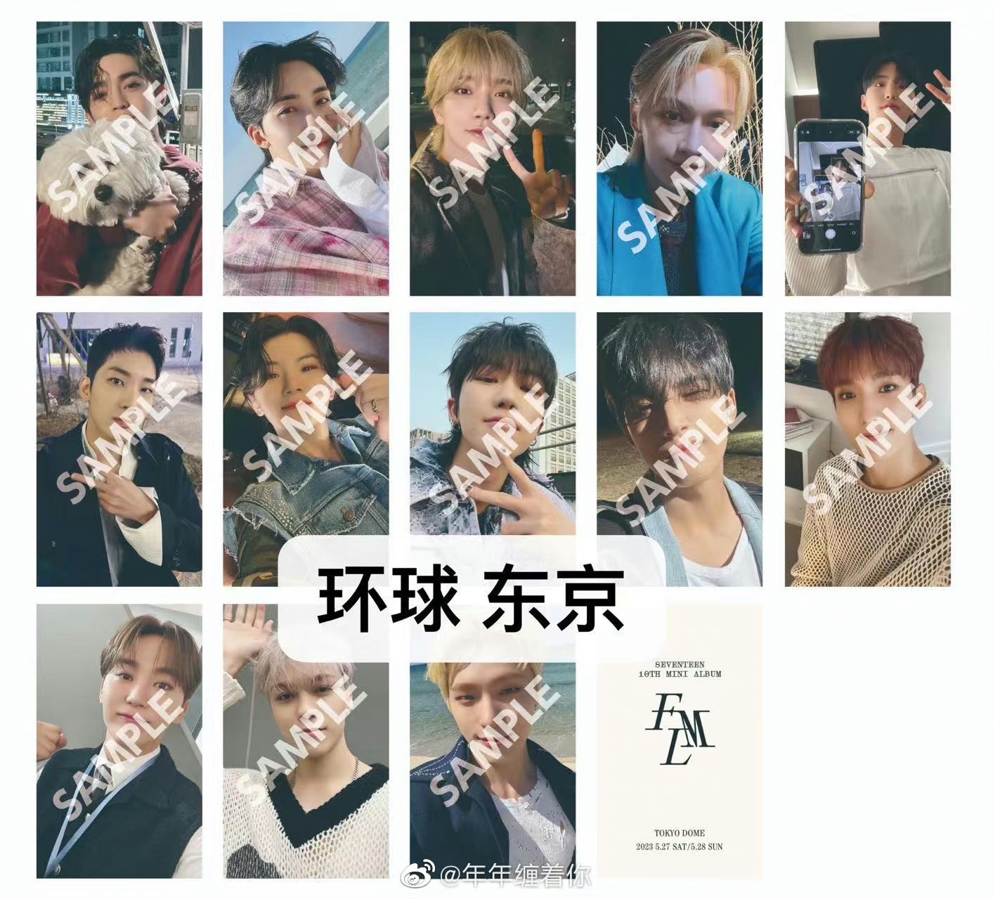 thumbnail for [Out] Universal Tokyo Limit Card SEVENTEEN FM LOVE M