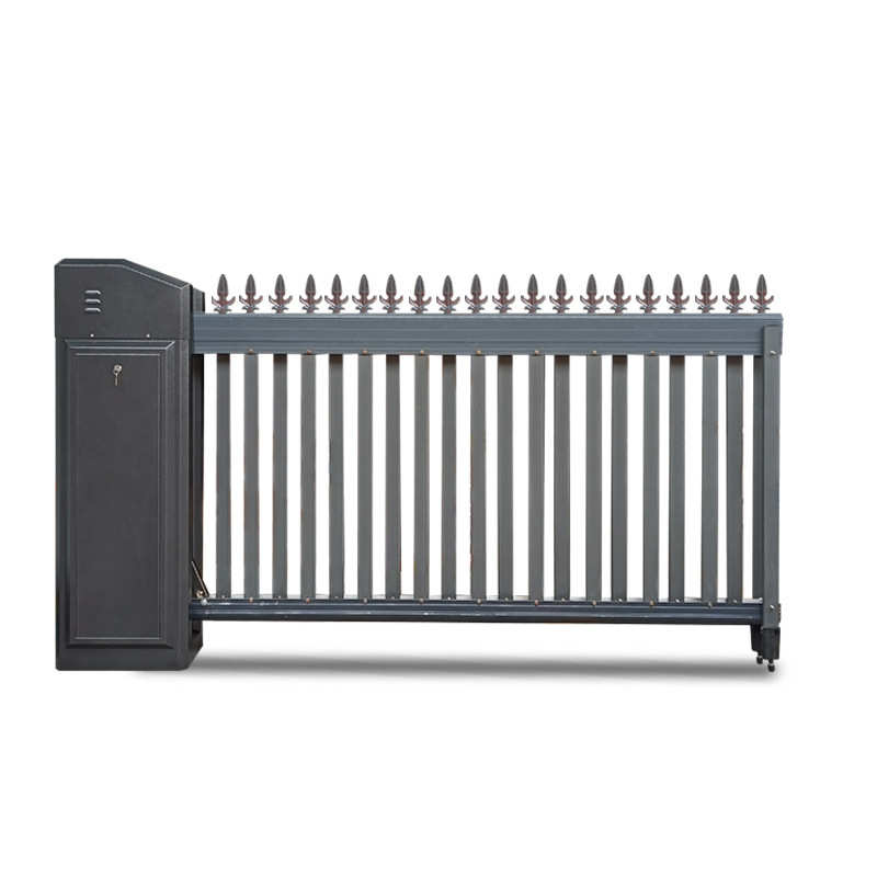 庭院大门广告重型空降闸停车场栅栏式道闸门禁起落杆道闸自动抬杆