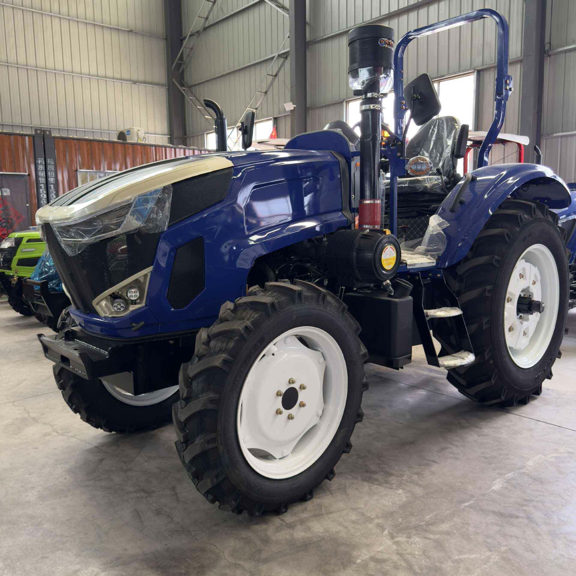 拖拉机高底盘水旱两用强动力旋耕犁地机出口四驱四轮农用拖拉机