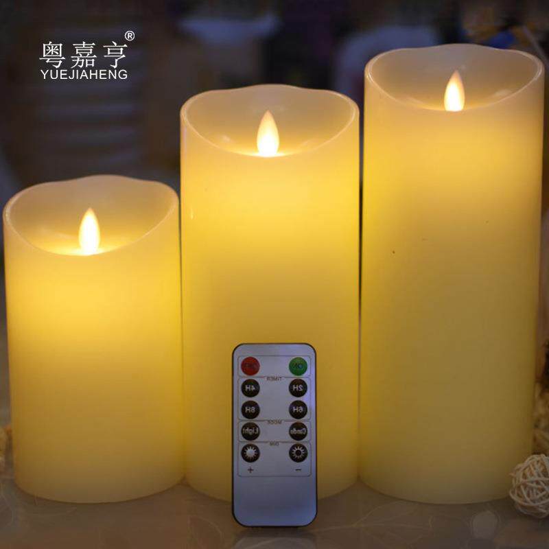 蜡烛大直径遥控浪漫生日布置引路求婚表白电子蜡烛灯浪漫led灯