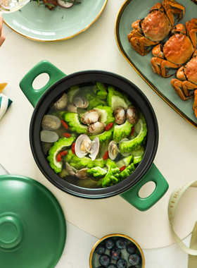 CNNB砂锅炖锅家用燃气陶瓷汤锅小号耐高温煲仔饭锅石锅煲汤沙锅