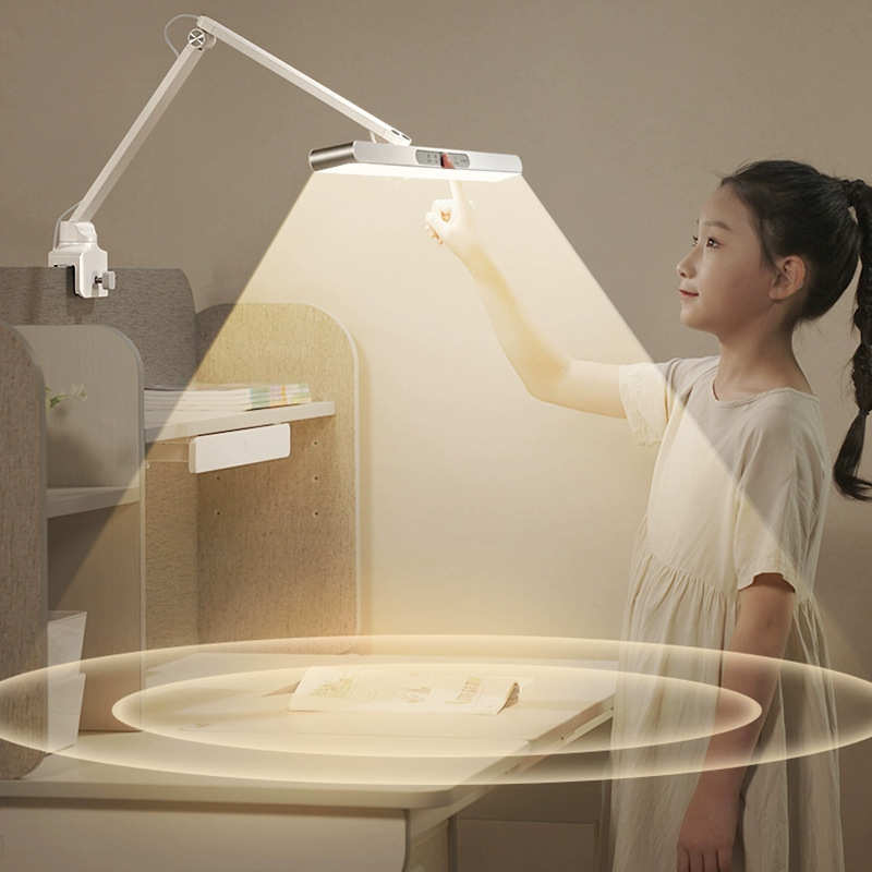 孩视宝可夹式台灯全光谱国AA级儿童学习书桌用竖夹阅读护眼灯TH30