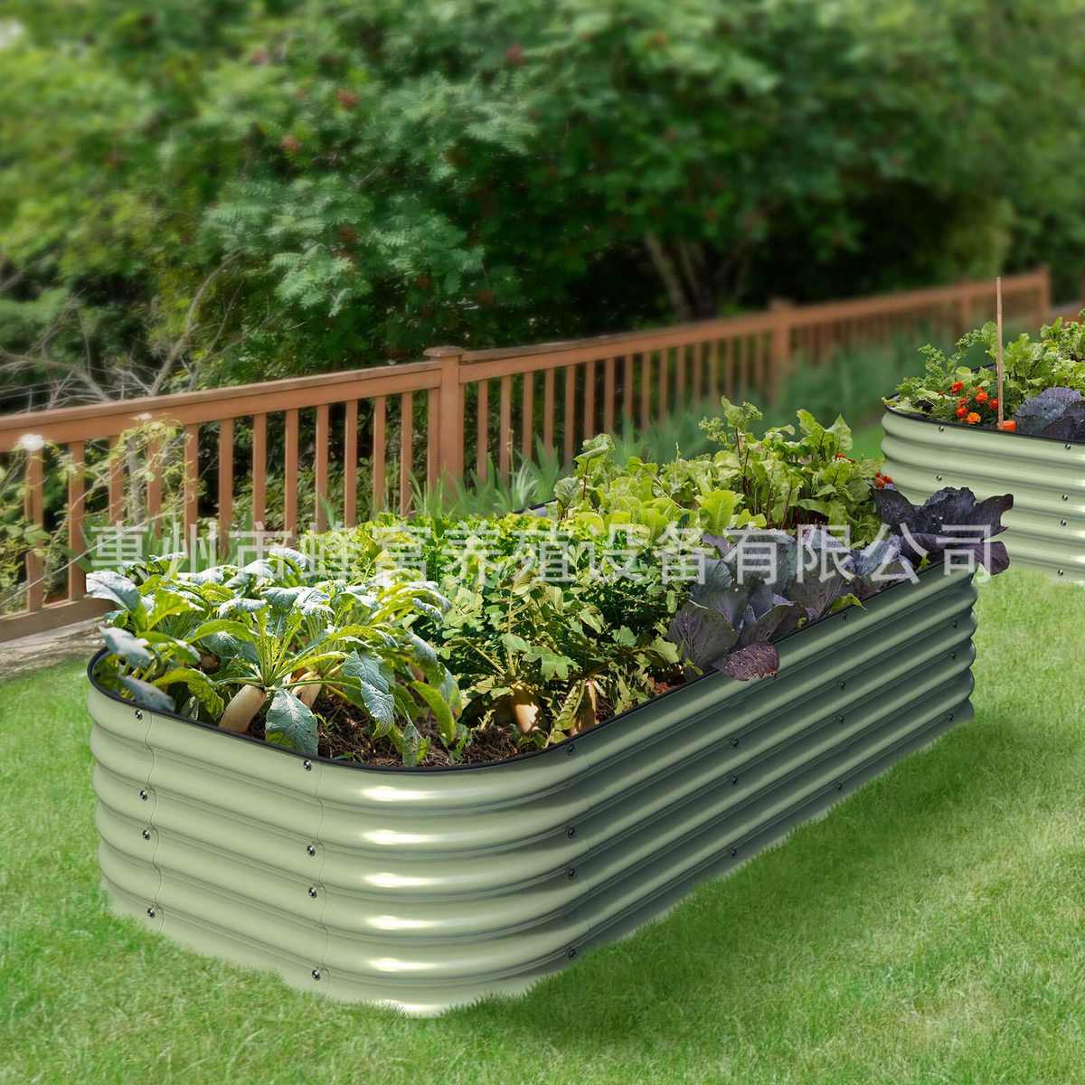 箱户外阳台床蔬菜箱种植种植花园种植镀锌板盆种植园艺菜花箱有机
