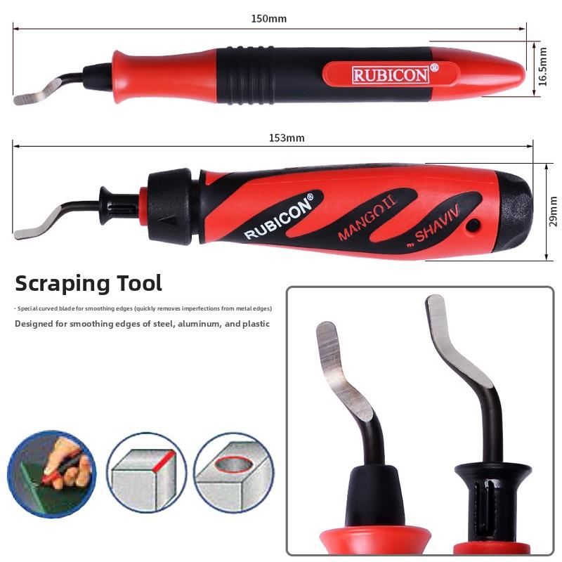 日本罗宾汉进口修边刀毛边刮刀铝铜模具塑料毛刺刀手动修边器套装