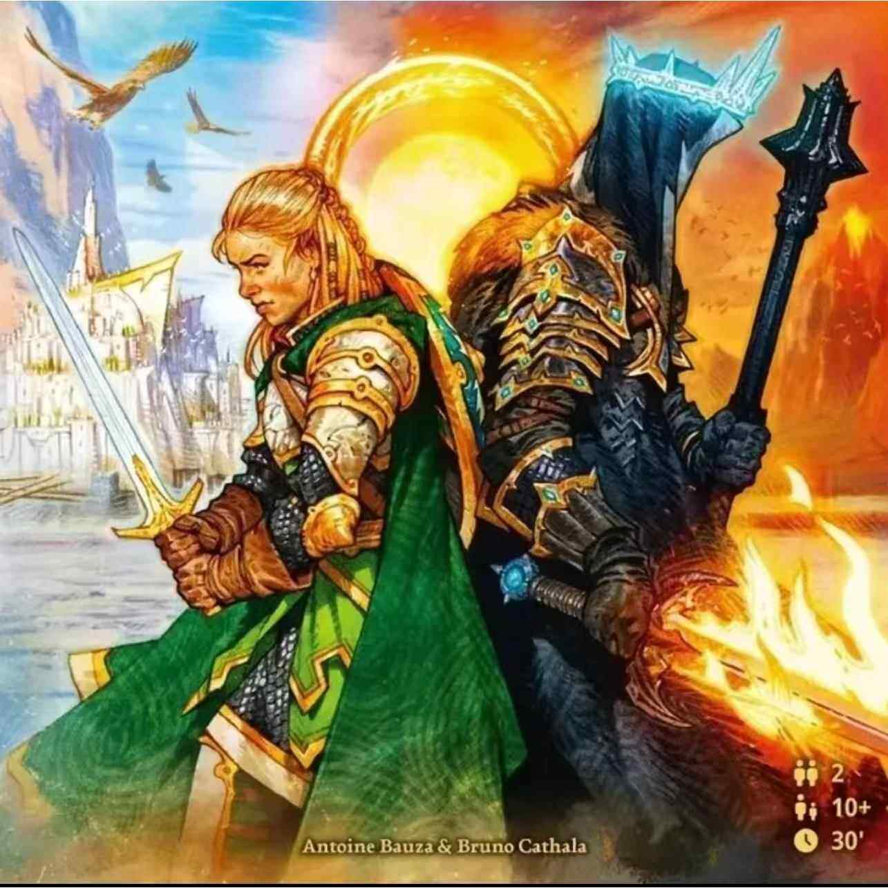 魔戒中州对决 DUEL中文简体双人情侣聚会游戏 2人对抗桌游