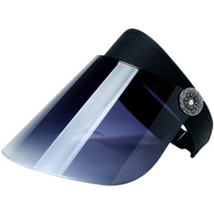 雨面罩电动车防雨帽遮阳防晒太阳帽女防虫防风帽透明挡雨男