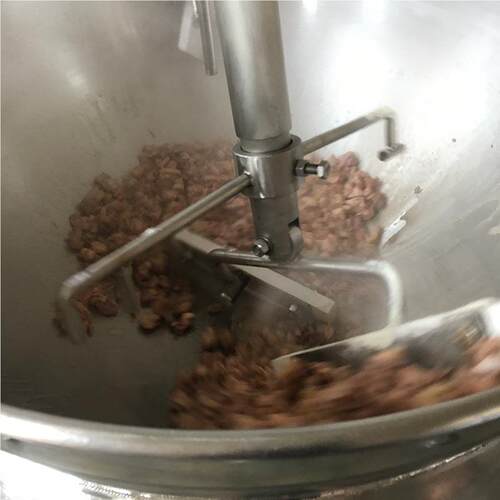 脆哨猪渣搅大拌炒锅 大型锅菜炒菜油lz-1000m机 工厂自动炒菜用机