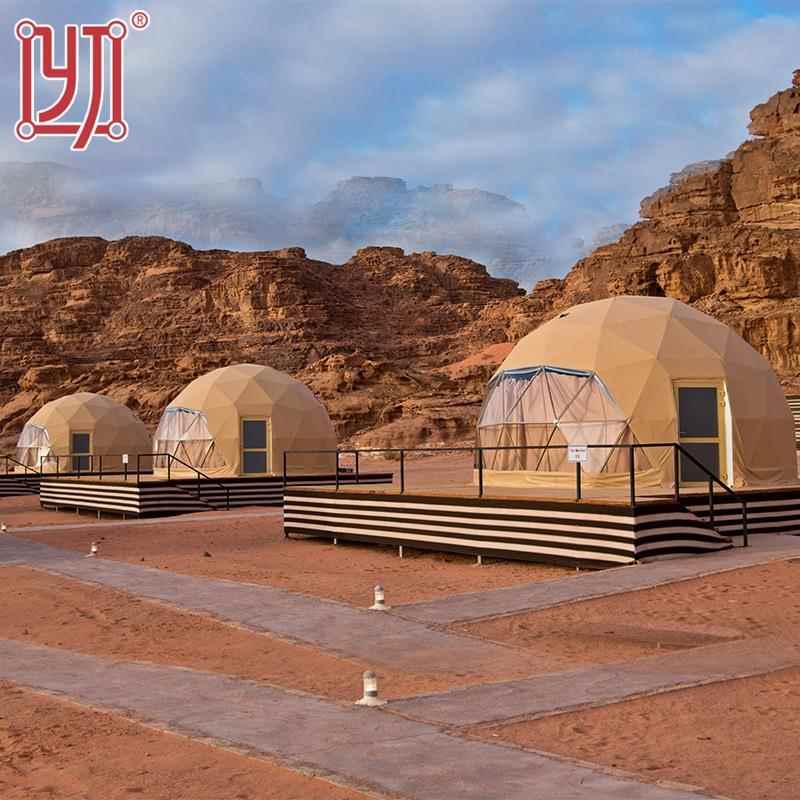 沙滩民宿球形酒店帐篷星空露营圆顶篷房沙漠营地野外圆形帐篷