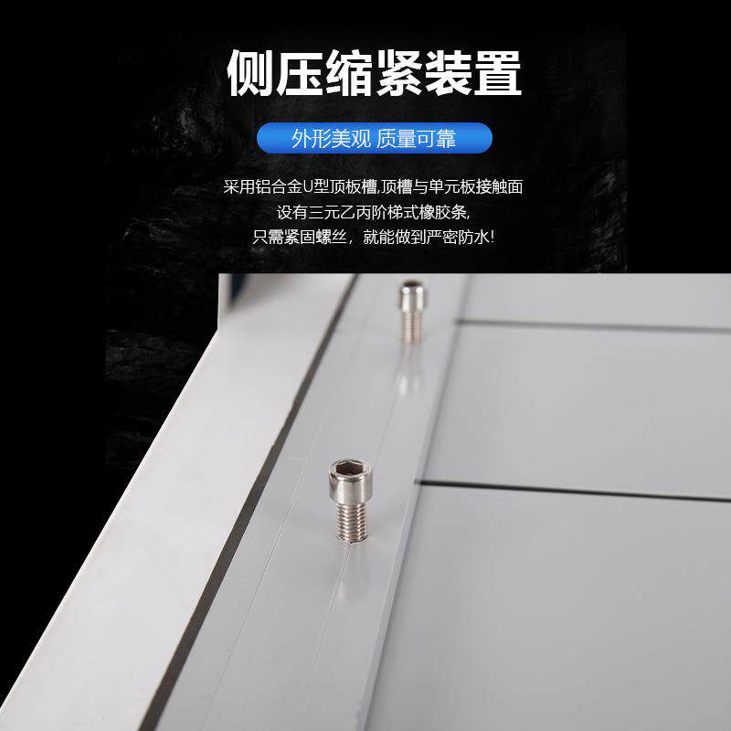 华泰铝合金挡水板防洪防汛配电室地下车库防洪闸不锈钢挡水板厂家